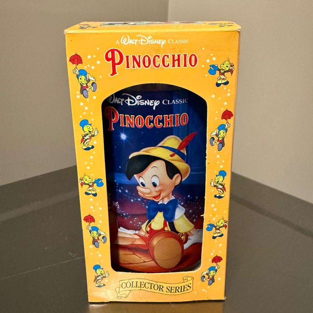 1994 Pinocchio cup Burger King Walt Disney Collector